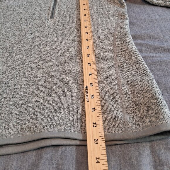 PATAGONIA Women's Better Sweater 1/2 Zip Fleece Pullover Heathered Grey - Picture 9 of 12